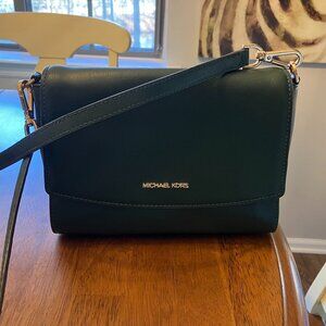 Michael Kors Jet Set Crossbody – Deep Green